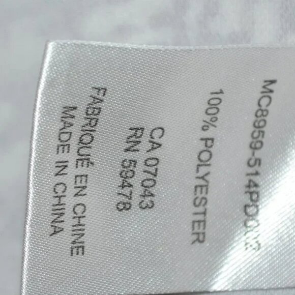 Kenar Layered Flowy Pewter Gray-Black White Dress Tank Top Sleeveless Blouse XL - Picture 7 of 7